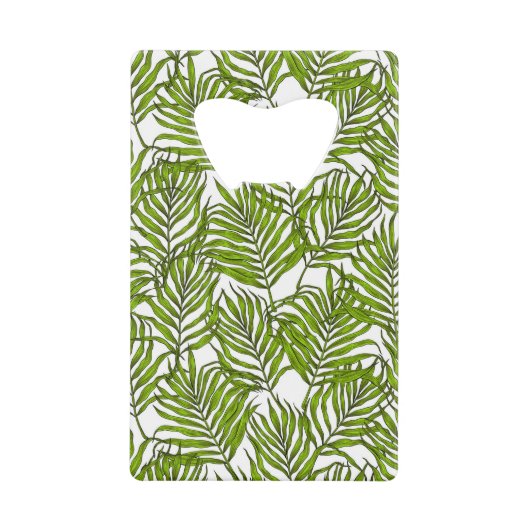 パーム葉 クレジットカード栓抜き (正面)