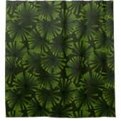 パーム葉 シャワーカーテン (正面)