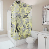 パーム葉。 シャワーカーテン (インサイチュ)