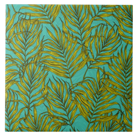 パーム葉 タイル (正面)