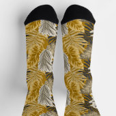 パーム葉，トロピカル，植物学，ジャングル，森， ソックス (上部)