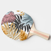 パーム葉，トロピカル，植物学，ジャングル，森， 卓球ラケット (横)