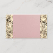 パーム葉 |ナチュラル 名刺 (裏面)