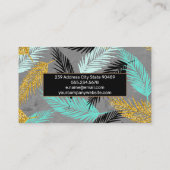 パーム葉 |ナチュラル 名刺 (裏面)