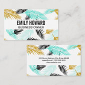 パーム葉 |ナチュラル 名刺 (正面/裏面)