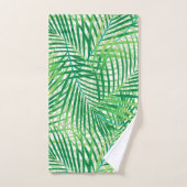 パーム葉 バスタオルセット (ハンドタオル)