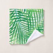 パーム葉 バスタオルセット (ウォッシュタオル)