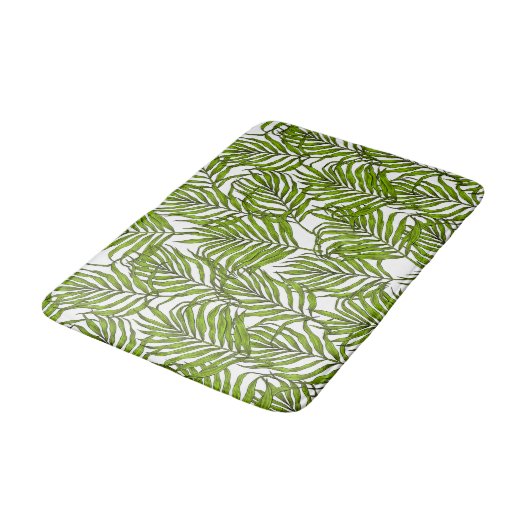 パーム葉 バスマット (アングル)