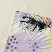 パーム葉、フローラ、植物学、カラフル ビーチタオル (インサイチュ)