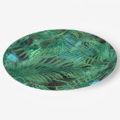 パーム葉。 ペーパープレート (アングル)