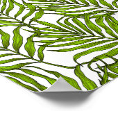 パーム葉 ポスター (角)