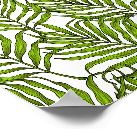 パーム葉 ポスター (角)