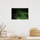 パーム葉 ポスター (キッチン)