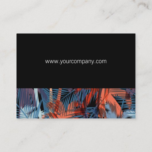 パーム葉 名刺 (裏面)