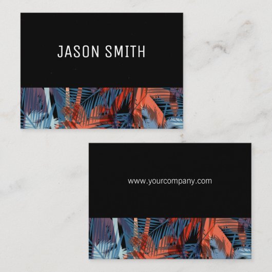 パーム葉 名刺 (正面/裏面)