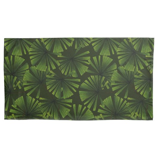 パーム葉 枕カバー (正面左)