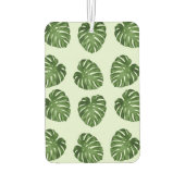 パーム葉、緑葉の、熱帯パターン カーエアーフレッシュナー (裏面)