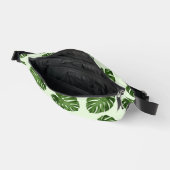 パーム葉、緑葉の、熱帯パターン ファニーパック (見開き)