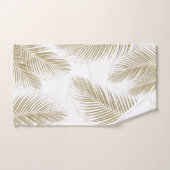 パーム葉-金ゴールドカリビブス3 バスタオルセット (ハンドタオル)