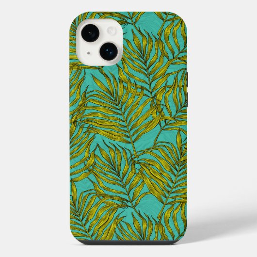 パーム葉 iPhoneケース (裏面)