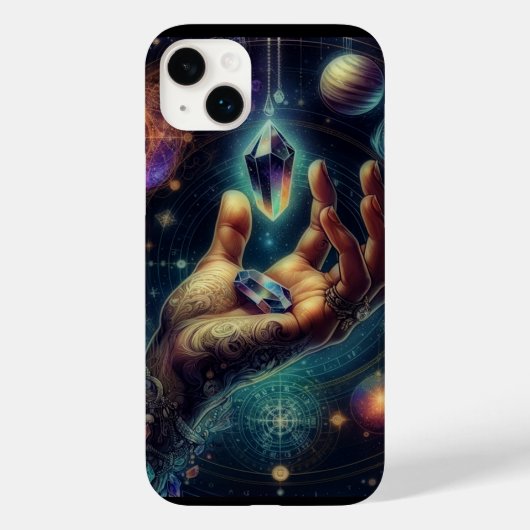 パーム銀河の天界クリスタル宇宙風 Case-Mate iPhoneケース (裏面)