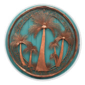 パーム銅樹 セラミックノブ (正面)