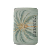 パーム陛下：パーム独身のツリーデザイン バスマット (正面縦)