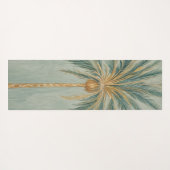 パーム陛下：パーム独身のツリーデザイン ヨガマット (裏面(横))