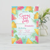 パーム離れスイカ夏バースデーパーティー 招待状 (スタンド正面)