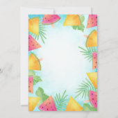 パーム離れスイカ夏バースデーパーティー 招待状 (裏面)