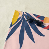 パーム離れハイビスカス ビーチタオル (インサイチュ)