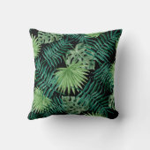 パーム離れプリントブラッククッション クッション (裏面)