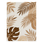 パーム離れプリント – 禅ポスター – ニュートラルウォール ポスター (正面)