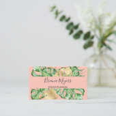 パーム離れ金ゴールドトロピックピーチ 名刺 (スタンド正面)