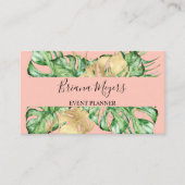 パーム離れ金ゴールドトロピックピーチ 名刺 (正面)