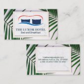 パーム離れ | 枕と毛布 名刺 (正面/裏面)