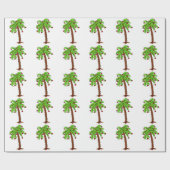 パーム飾ツリー ラッピングペーパー (フラット)