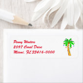 パーム飾ツリーfor the holidays ラベル (インサイチュ)