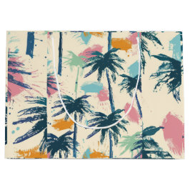 パーム飾抱き枕 ラージペーパーバッグ