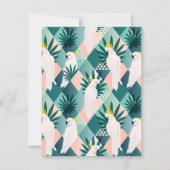 パーム1のオウム ノートカード (正面)