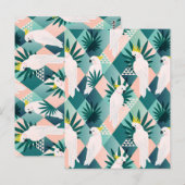 パーム1のオウム ポストカード (正面/裏面)