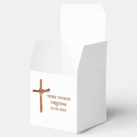 パーム・クロスパーソナライズされたがバプテスマを願う フェイバーボックス (オープン)