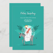 パーム・サンデーの招待状 招待状 (正面/裏面)