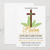 パーム・サンデー・パーティー 招待状 (正面/裏面)