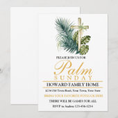 パーム・サンデー・パーティー 招待状 (正面/裏面)
