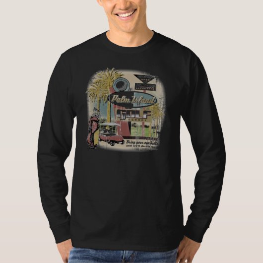 パーム・スプリングスのゴルフ Tシャツ (正面)