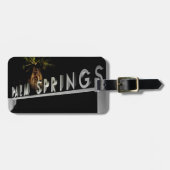 パーム・スプリングスの荷物のラベル ラゲッジタグ (正面横)