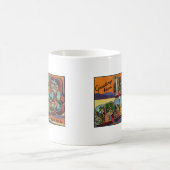 パーム・スプリングスカリフォルニアからの挨拶 コーヒーマグカップ (中央)