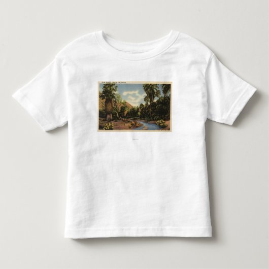 パーム・スプリングス渓谷の眺め トドラーTシャツ (正面)