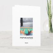 パーム・スプリングス、ニューヨークの休日カード シーズンカード (裏面)